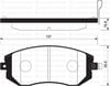 Ön Balata Subaru Forester 2.0.2.0S Turbo 2.5 02 Impreza 2.0 00 Gdb3328-Gdb3371