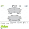 Opel Astra J (2010>) Aveo (2011>) Cruze (2011>) Ön Balata 95530019-1605169-1605261-13412