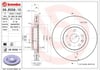 Opel Ön Fren Diski [UV Kaplamalı] BREMBO