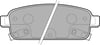 Opel Astra J (2009>) Mokka (2012>) Arka Fren Balatası 95516192-1605262-13473427-9553