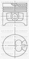 Opel Rekord TD Piston Segman 0.50 YENMAK