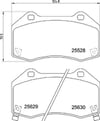 Opel Ön Fren Balatası Low-Met BREMBO