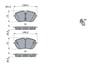 Opel Astra L (2021>) Ön Fren Balatası 330Mm 1647859680-1612373080-16478771