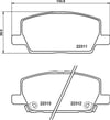Opel Mokka (13>) Chevrolet Trax (13>) Ön Fren Balatası 42566753-1680880680