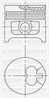 Opel Rekord TD Piston Segman 1.00 YENMAK