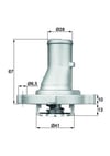 Fiat Palio Termostat Komple MAHLE