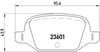 Fiat Panda 2006- 500-500C 2007- Arka Fren Balatası BREMBO
