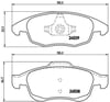 Peugeot Partner Ön Fren Balatası 283mm BREMBO
