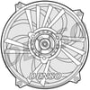 Partner II Berlingo III Xsara Picasso Radyatör Fan Motoru Çerçeveli 460W-385mm DENSO