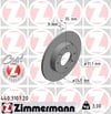 Peugeot Partner Arka Fren Diski 247mm ZIMMERMANN