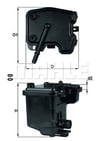 Peugeot Partner 206 207 307 308 407 Berlingo C2 C3 C4 C5 Fiesta Focus C-Max... MAHLE