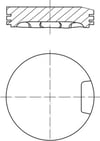 Volkswagen Passat 1.8 T Audi A6 ADR AGN 125ps Dövme Motor Piston Segman STD... MAHLE