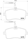 Peugeot 407 SW Ön Balata BREMBO