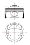 Peugeot Piston Komple MAHLE