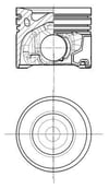 Peugeot Citroen Piston MAHLE