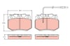 Peugeot 205 Hatchback Van Ön Aks Disk Balata TRW