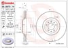 Peugeot Ön Fren Diski UV Coated BREMBO