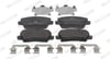 Kia Picanto 1.0L 1.2L Ön Fren Balata FERODO