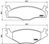 VW Polo Seat Cordoba Ibiza Ön Balata BREMBO