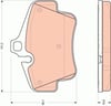 Porsche 718 Boxster Arka Disk Balatası TRW