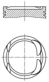 Porsche Piston Komple 100 MM MAHLE
