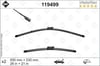 Porsche Cayenne III SWF Visioflex Flat Blade Muz Tipi Silecek VALEO