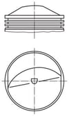Porsche Piston Komple 95 MM MAHLE
