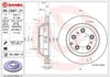 Porsche Arka Fren Diski UV Coated BREMBO