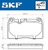 Audi Q5 A6 A7 Porsche Macan Ön Balata SKF