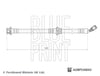 Nissan Qashqai 2 X-Trail 3 Fren Hortumu BLUEPRINT