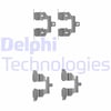 Nissan Qashqai / Tiida / X-Trail Arka Fren Balata Montaj Takımı DELPHI