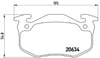Renault R5 Ön Balata Fişli BREMBO