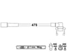 Renault R9 R19 Express Megane Clio II E7J E6J E7F Bobin Kablosu HELLUX