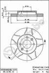 Renault R9 R11 R19 R21 Clio 1 Clio 2 Clio Symbol Kangoo Megane 1 Symbol 2 Ön... BREMBO