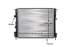 Radyatör Clıo Iı-Kng -Logan-Solenza-1.5Dci-1.4-1.6 16V-1.9Dtı Ac Mek 480X415x34