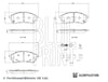 Ford Ranger Ön Fren Balatası BLUEPRINT