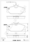 Renault 25 Espace II Megane I Laguna I Scenic Safrane I II Sport Spider Ön... KALE-BALATA