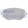 Renault Clio V Ön Fren Balatası Delphi 258Mm (1.0, 1.5 Dci 115 B7ad 06-19)