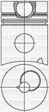Renault Truck MS 635 T MDS 635.40 Piston Segman Q135.03mm STD YENMAK