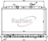 Kia Rio 05- 1.4 16V Benzinli Otomatik Radyatör RADISEN