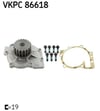 Volvo S40 S60 S80 V40 V50 C30 C70 XC70 Devirdaim Su Pompası SKF