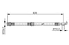 Volvo S40 V40 Mitsubishi Carisma Space Star Arka Fren Hortumu BOSCH