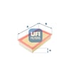 Volvo S40 Hava Filtresi 1.6D 2.0D / C30 V50 Hava Filtresi 1.6D 2.0D / Ford... UFI
