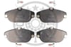 Volvo S90 V90 740 940 960 Ön Fren Balata OPTIMAL