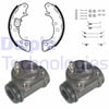 Citroen Saxo Peugeot 106 Arka Fren Pabuç Kiti DELPHI