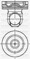 Scania Piston Segman Q127.0mm STD YENMAK