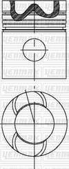 Scania DS 11 Piston Segman Q127.0MM STD YENMAK