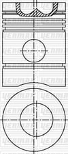 Scania Piston Segman Q115.0mm STD YENMAK