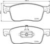 Fiat Scudo Ön Fren Balatası 304 mm BREMBO