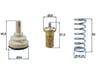 Golf - Jetta - Ibiza - Fabia | Termostat (Komple) (95C) 11>Tiguan 07> 09> Mahle Tx181.95D